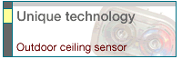 Outdoor ceiling sensor